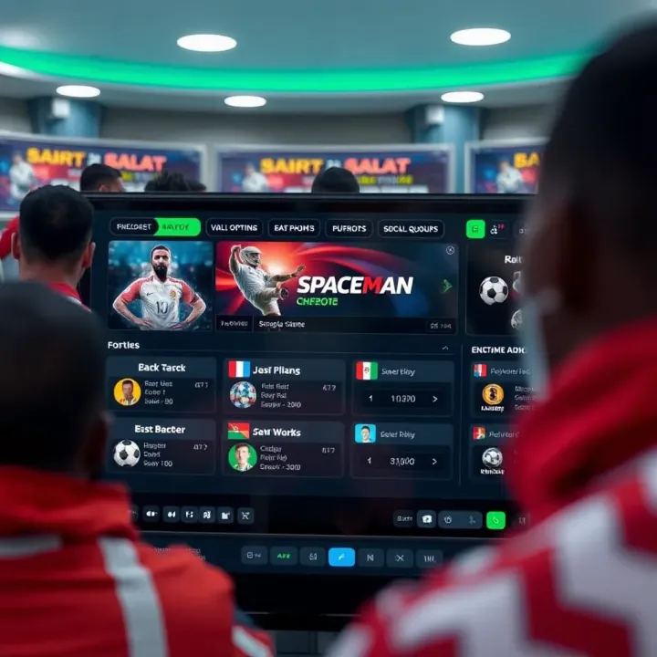 Screenshot of BangBet Spaceman game interface showing game play and betting options