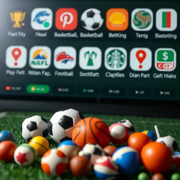 Collection of sports icons representing various betting markets such as football, basketball, and tennis