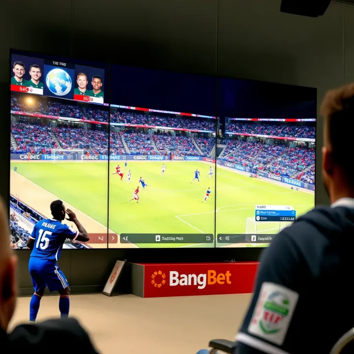 Comprehensive Sports Coverage Offered by BangBet Livestream Visual representation of sports coverage including football and basketball available on BangBet