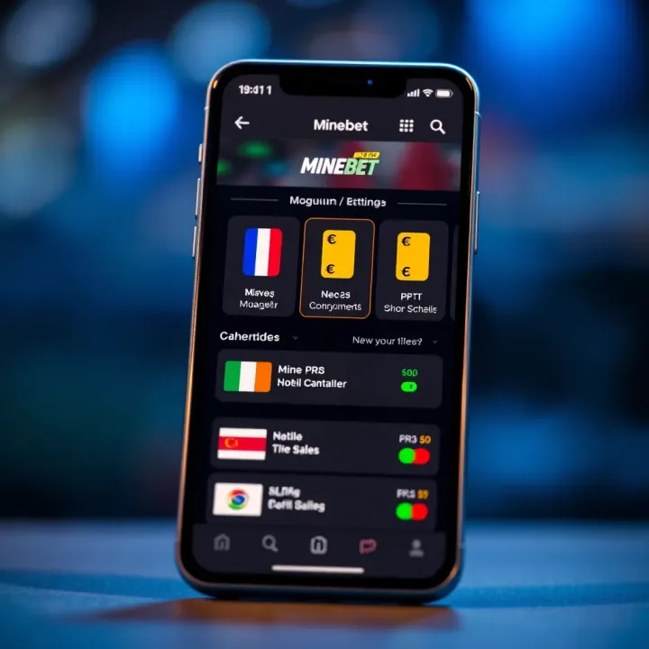 Mobile phone displaying the Mines Pro Bangbet app interface with Nigerian currency symbols and betting options
