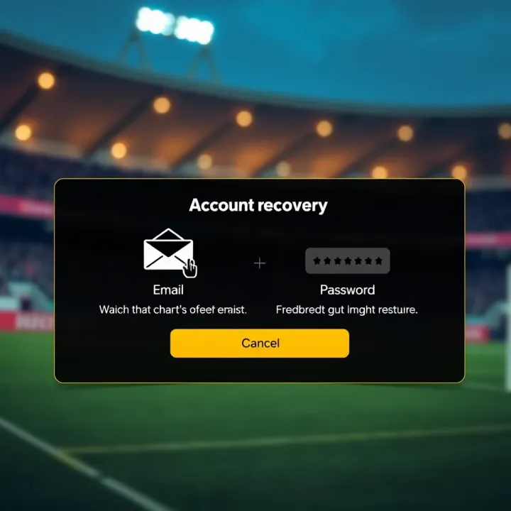 Account Recovery Methods for Regaining Access on SportyBet Illustration of account recovery options on SportyBet including email and password reset features