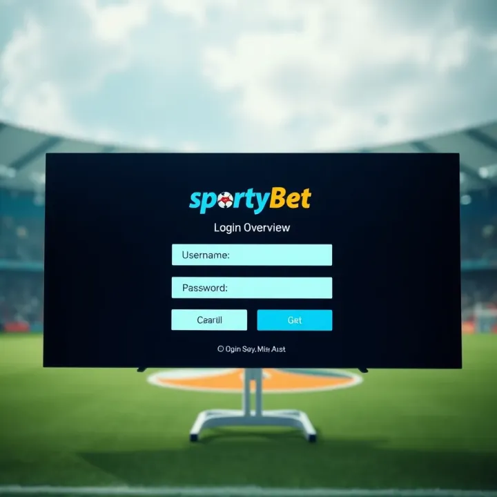 SportyBet Login Screen Overview for Nigerian Users Secure login page interface of SportyBet platform with username and password fields