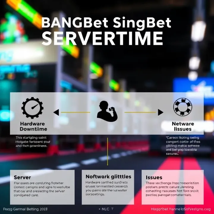 Diagram illustrating common causes of server downtime including hardware failure, software glitches, and network issues